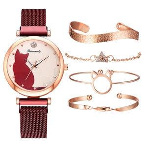 Fashion Watch Set Women
