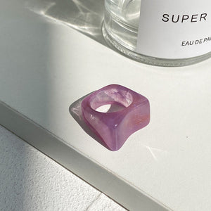 Square Resin Ring