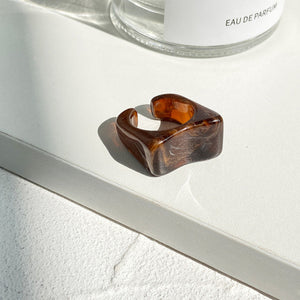 Square Resin Ring
