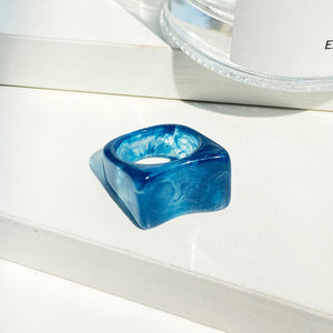 Square Resin Ring