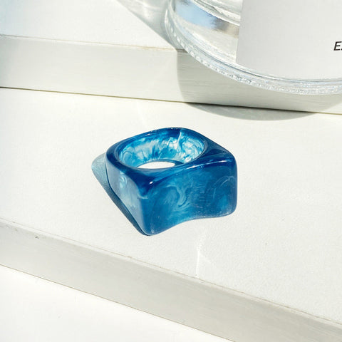 Square Resin Ring