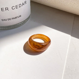 Square Resin Ring