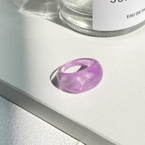 Square Resin Ring
