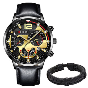 Leather Mens Watche