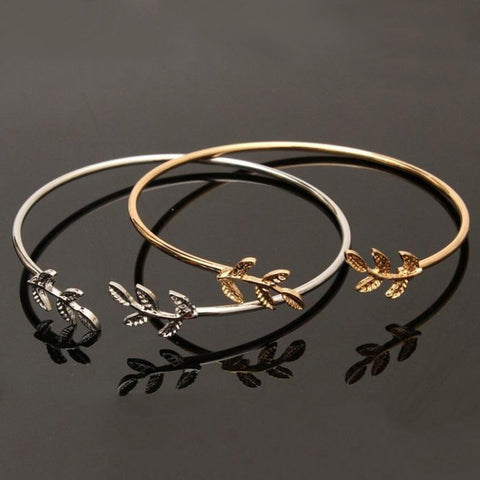 Simple Leaf Bracelets