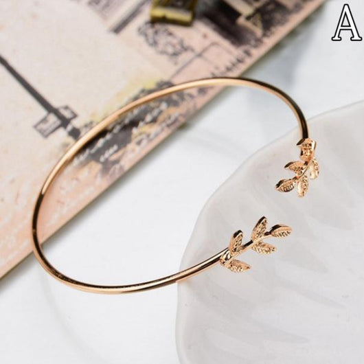 Simple Leaf Bracelets