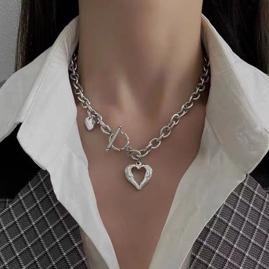 Black Heart Necklace
