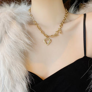 Black Heart Necklace
