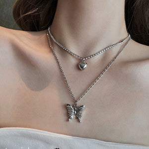 Black Heart Necklace