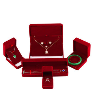 Velvet Jewelry Set Box