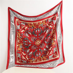 Hijab Lady Square Scarves