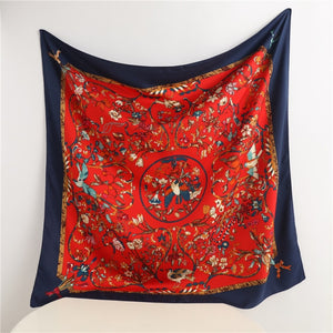 Hijab Lady Square Scarves