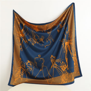 Hijab Lady Square Scarves