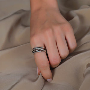 Twist Heart Star Rings
