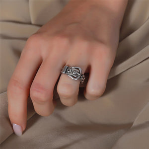 Twist Heart Star Rings