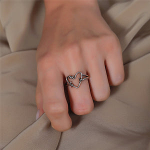 Twist Heart Star Rings