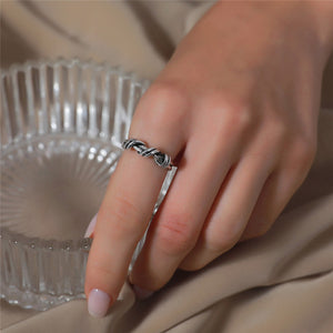 Twist Heart Star Rings