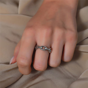 Twist Heart Star Rings