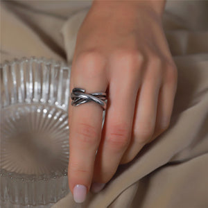 Twist Heart Star Rings