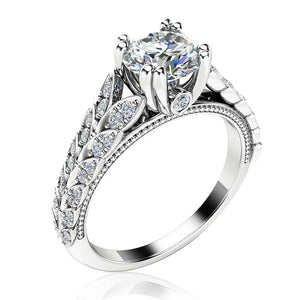 Round White Rings