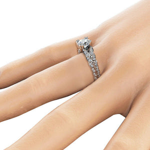 Round White Rings