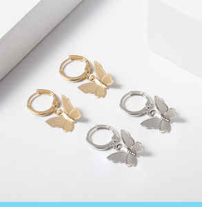 Simple Temperament Earrings Butterfly
