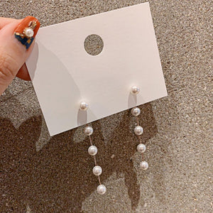 Pearl Long Earrings