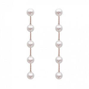 Pearl Long Earrings