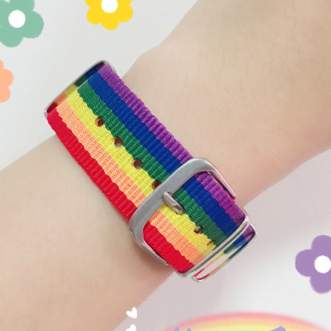 Rainbow Woven Bracelets